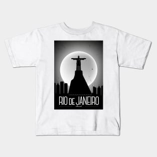 Rio De Janeiro Poster Design Kids T-Shirt